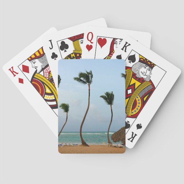 Strandpalme Spielkarten (Rückseite)