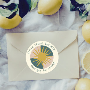 Strandparty Brautparty Modern Süß INDIVIDUELL Runder Aufkleber