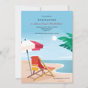 Strandparty Einladung