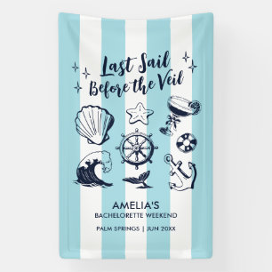Strandparty für Junggesellinnen an der Küste Letzt Banner