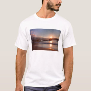 Strandpferd bei Sonnenuntergang, Hawaii T-Shirt
