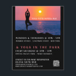 Strandportrait, Yoga Class-Werbung Flyer<br><div class="desc">Strandportrait,  Yoga Class Werbung Flyer von der Business Card Store.</div>