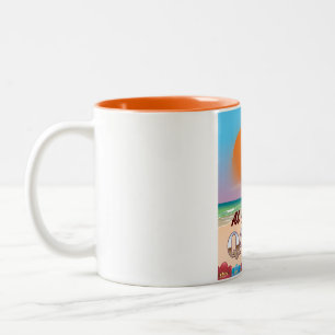 Strandposter Al Ghariya Katar Zweifarbige Tasse