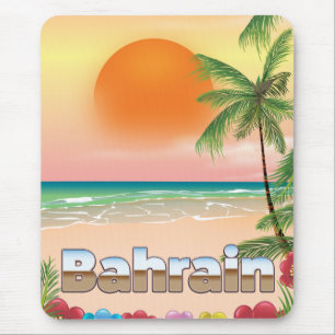 Strandposter für Bahrain Mousepad