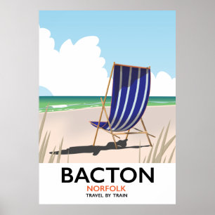 Strandposter von Bacton Poster
