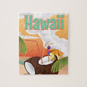 Strandposter von Hawaii Puzzle