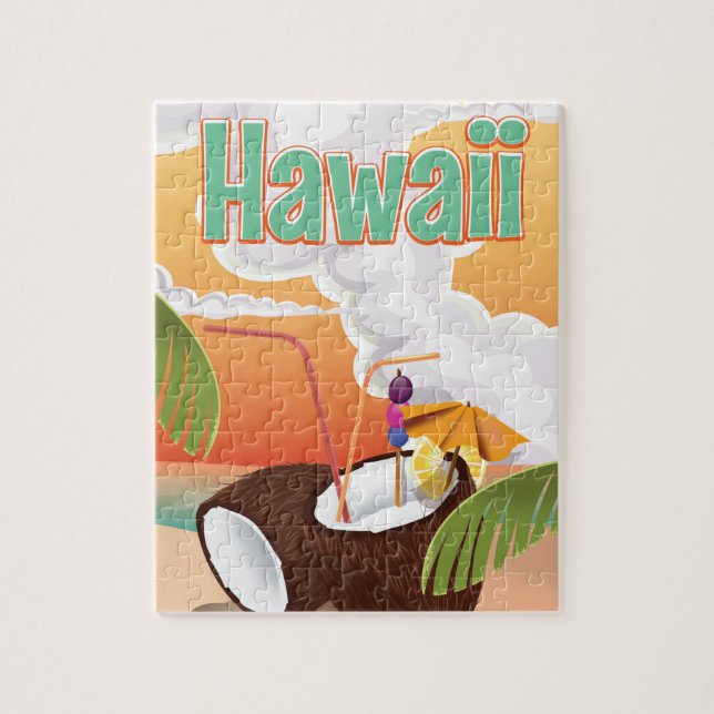 Strandposter von Hawaii Puzzle (Vertikal)