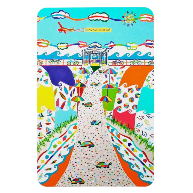 Strandpromenade 4 x 6 Flexible Magnet (Vertikal)