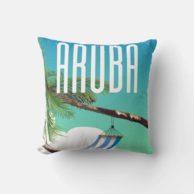 Strandpromenade Aruba Hammock Kissen (Vorderseite)