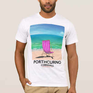 Strandpromenade Porthcurno Cornwall T-Shirt