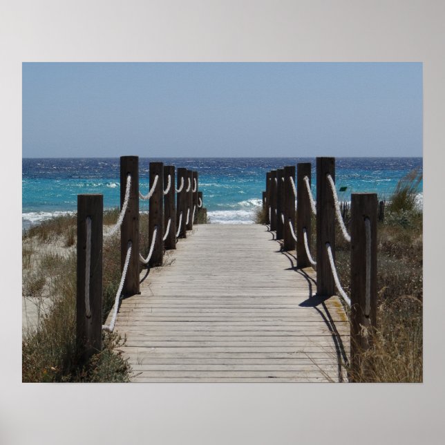 Strandpromenade Poster (Vorne)