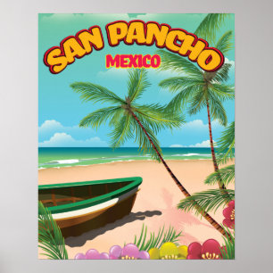 Strandpromenade San Pancho Poster