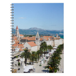 Strandpromenade von Trogir - Dalmatien, Kroatien Notizblock