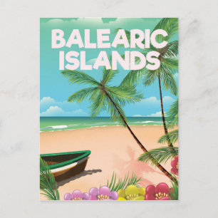Strandproster der Balearen Postkarte