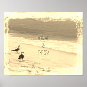 Strandquotenfoto Poster