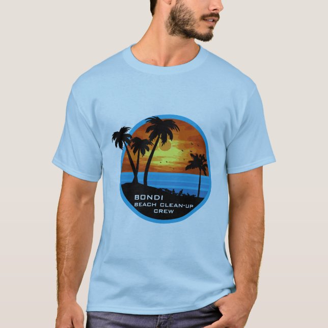 Strandreinigung - Freiwillige Crew T-Shirt (Vorderseite)