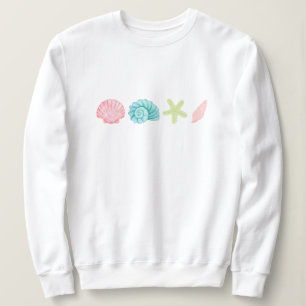 StrandSchale Sommer Frau Ästhetik Ozeanliebhaber Sweatshirt