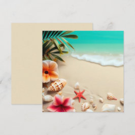 Strandschätze Blankokarte Karte
