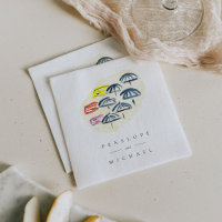 Strandschirme für Hochzeiten von Napkins