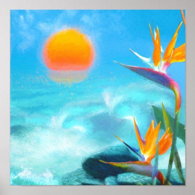 STRANDSCHUHE Vögel des Paradieses Poster (Vorne)