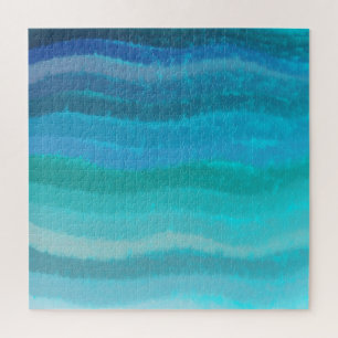 Strandschwimmbecken an der Küste auf Türkis Puzzle