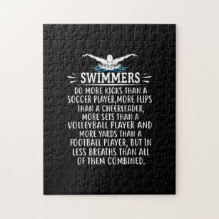 Strandschwimmer Schwimmen Geschenke für Männer Fra Puzzle