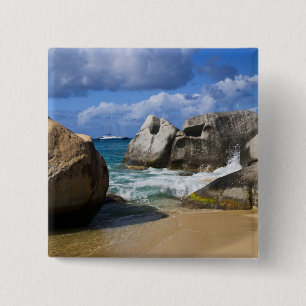 Strandseite der Jungfrau Gorda, britische Jungfrau Button