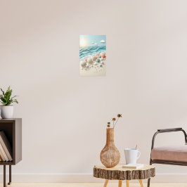 Strandsonne & Muscheln Poster