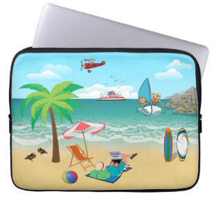 Strandspaß Laptopschutzhülle