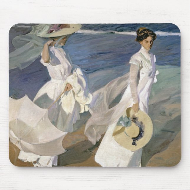 Strandspaziergang 1909 mousepad (Vorne)