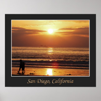 Strandspaziergang Poster