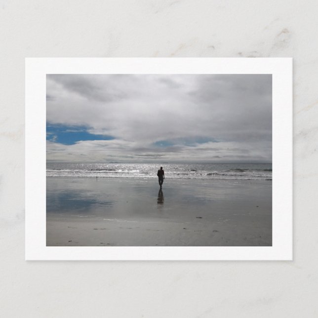 Strandspaziergang Postkarte (Vorderseite)