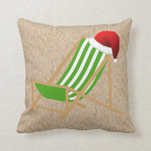 Strandstuhl Weihnachtskissen Kissen