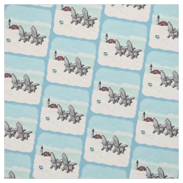 Strandstühle Lighthouse Stoff (Muster)