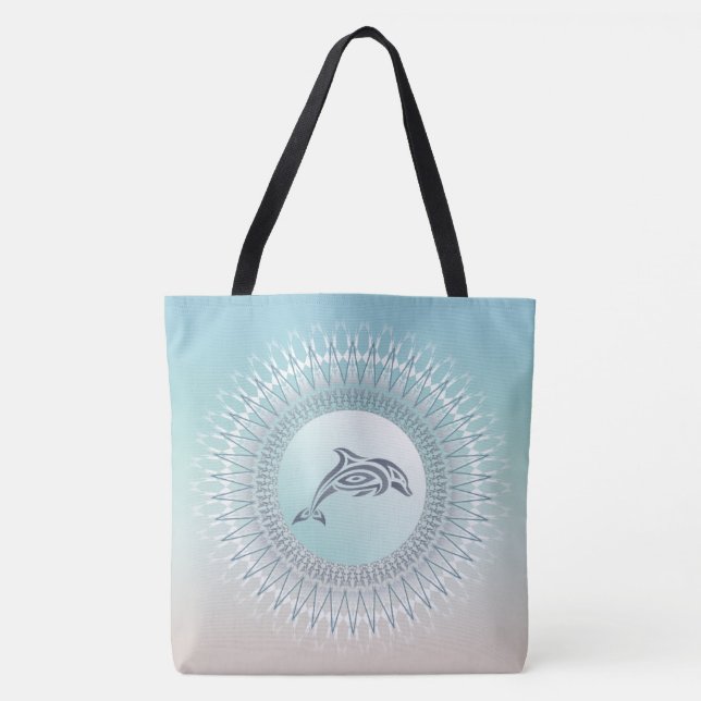 Strandstyle-Delfin-Mandala (Vorderseite)