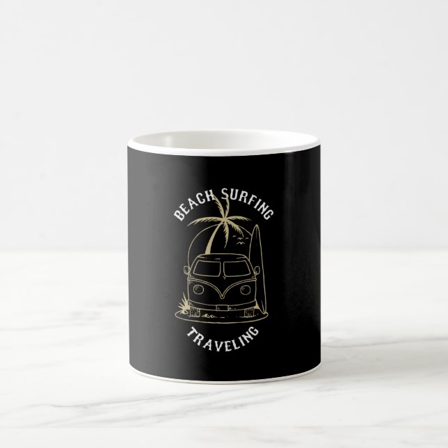 Strandsurfen Kaffeetasse (Mittel)