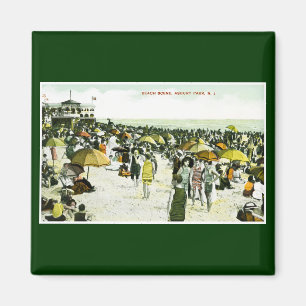 Strandszene, Asbury Park, New Jersey Magnet
