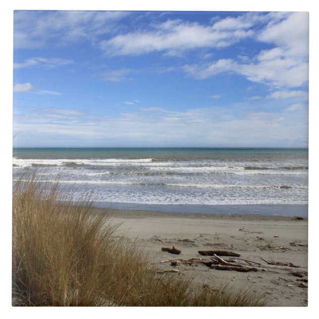 Strandszene Fliese (Vorderseite)