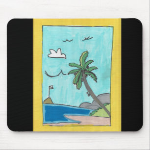 Strandszene-Mauspad Mousepad