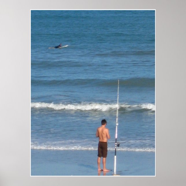 Strandszene Poster (Vorne)
