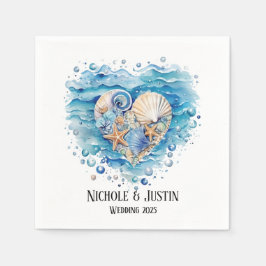 Strandszene Serviette