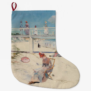 Strandszene (Urlaub in Mentone) (Australische Kuns Großer Weihnachtsstrumpf