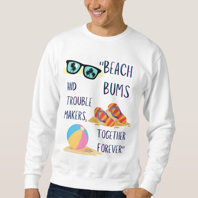 Strandtagsangebot Sweatshirt (Vorderseite)
