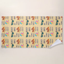 Strandtagskorb Strandtuch