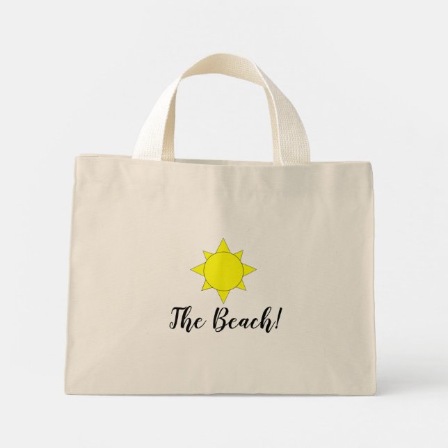 Strandtasche Mini Stoffbeutel (Rückseite)