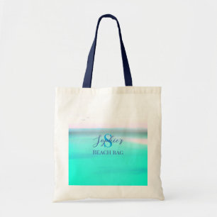 Strandtasche mit personalisierbarem Namen Tragetasche