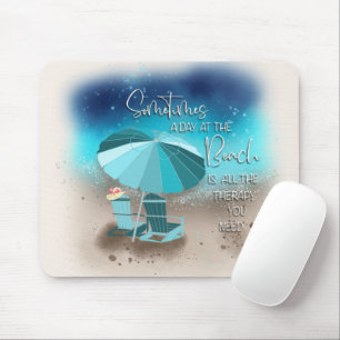 Strandtherapie Mousepad