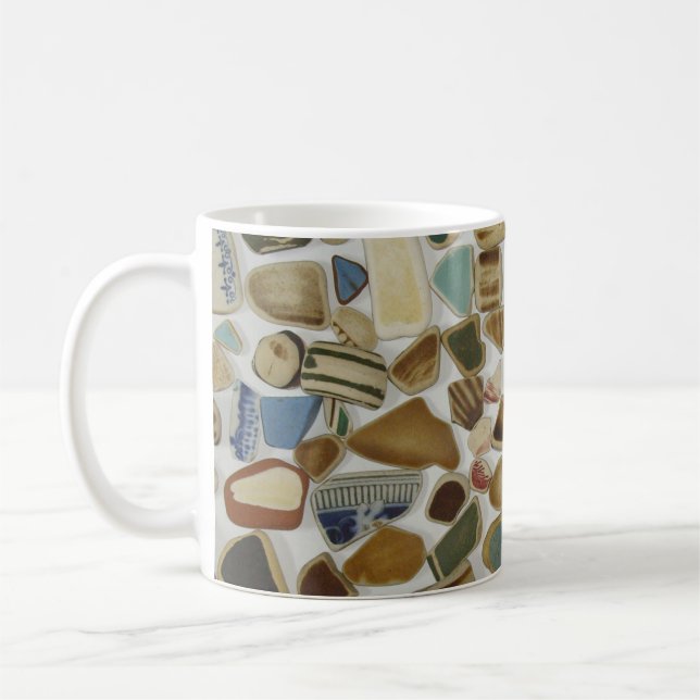 Strandtonwaren-Tasse Kaffeetasse (Links)
