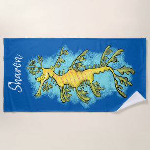 Strandtuch aus Leafe Cartoon