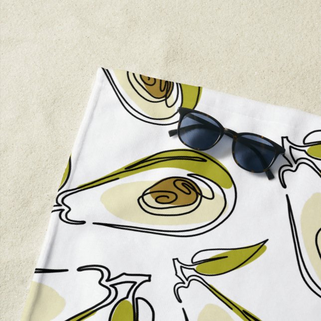 Strandtuch Avocado (Beispiel)